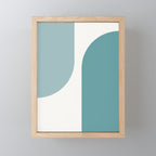 Modern Minimal Arch Abstract XX Mini Art Print Gallery Image 1