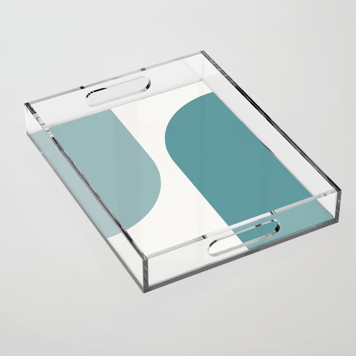 Modern Minimal Arch Abstract XX Acrylic Tray Gallery Image 1