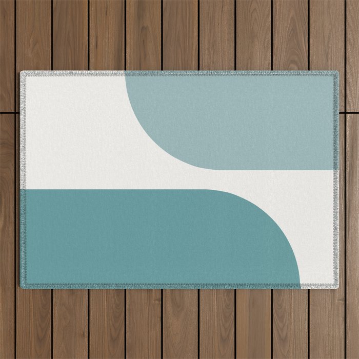 Modern Minimal Arch Abstract XX Outdoor Rug Gallery Image 1