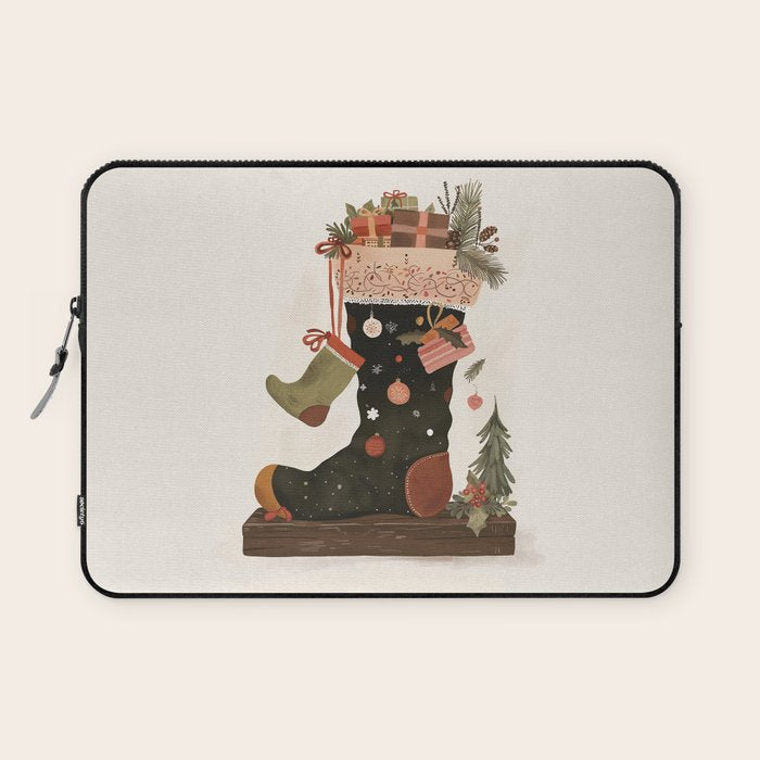 Joyful Stockings Laptop Sleeve Gallery Image 1