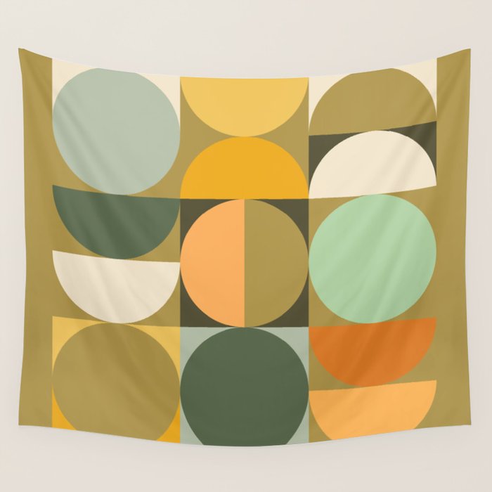 Modern Geometric 91A Wall Tapestry Gallery Image 4