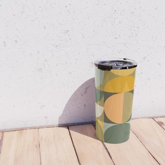 Modern Geometric 91A Travel Mug Gallery Image 4