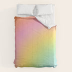 The Rainbow of Love #abstract #colourlove Comforter Gallery Image 6