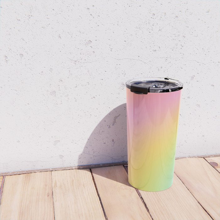 The Rainbow of Love #abstract #colourlove Travel Mug Gallery Image 4