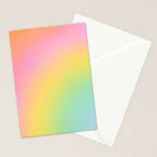 The Rainbow of Love #abstract #colourlove Stationery Card Gallery Image 2