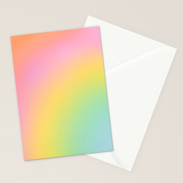 The Rainbow of Love #abstract #colourlove Stationery Card Gallery Image 2