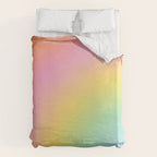 The Rainbow of Love #abstract #colourlove Duvet Cover Gallery Image 6