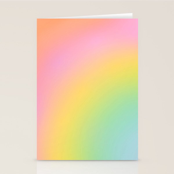 The Rainbow of Love #abstract #colourlove Stationery Card Gallery Image 2