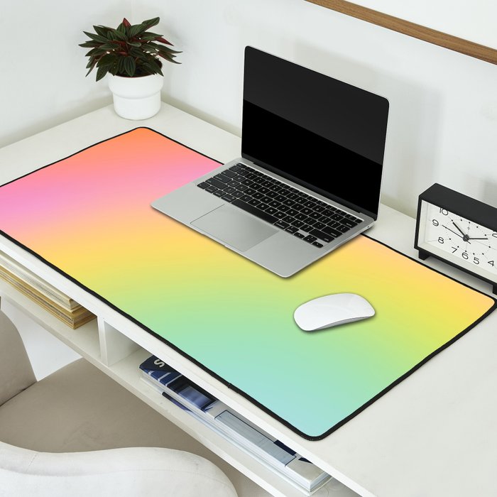 The Rainbow of Love #abstract #colourlove Desk Mat Gallery Image 2