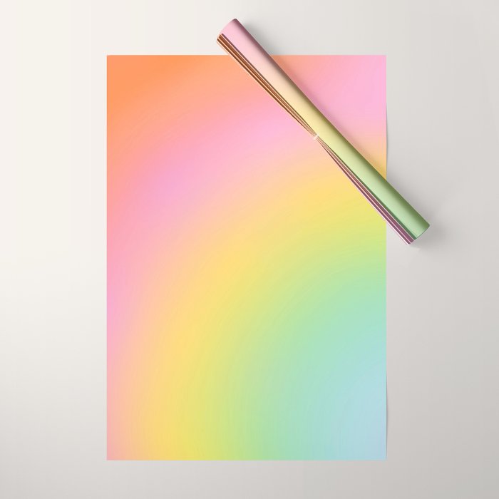The Rainbow of Love #abstract #colourlove Wrapping Paper Gallery Image 1