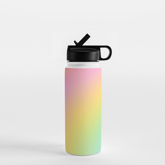 The Rainbow of Love #abstract #colourlove Water Bottle Gallery Image 1