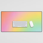The Rainbow of Love #abstract #colourlove Desk Mat Gallery Image 1