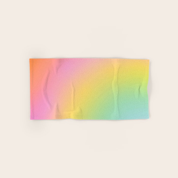 The Rainbow of Love #abstract #colourlove Bath Towel Gallery Image 1