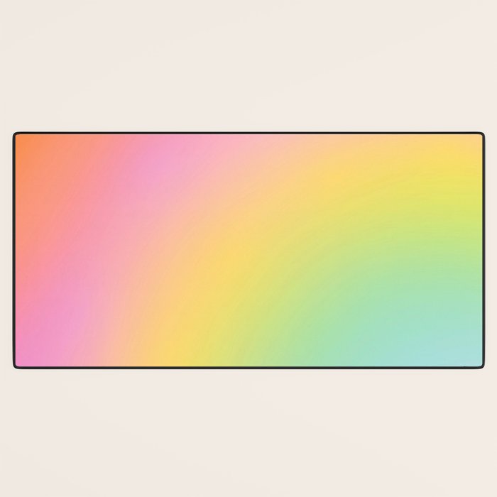 The Rainbow of Love #abstract #colourlove Desk Mat Gallery Image 3