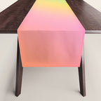 The Rainbow of Love #abstract #colourlove Table Runner Gallery Image 1