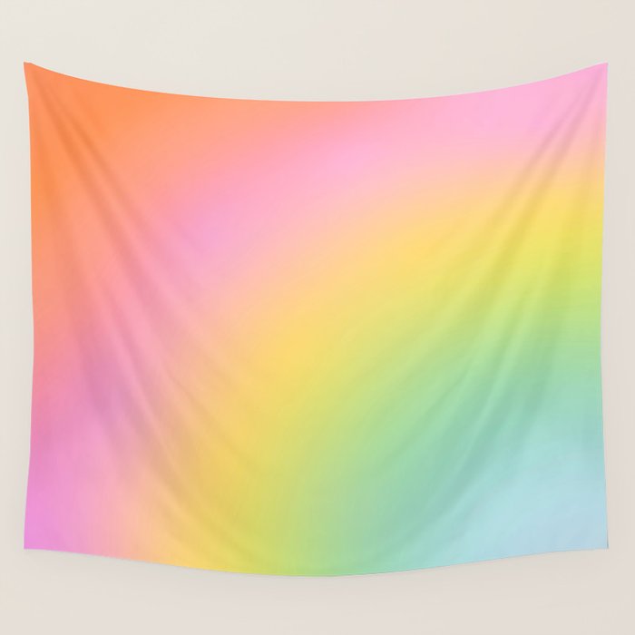 The Rainbow of Love #abstract #colourlove Wall Tapestry Gallery Image 4