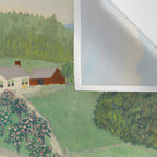 Anna Mary Robertson 'Grandma' Moses The Old Oaken Bucket American Folk Art Wall Tapestry Gallery Image 3