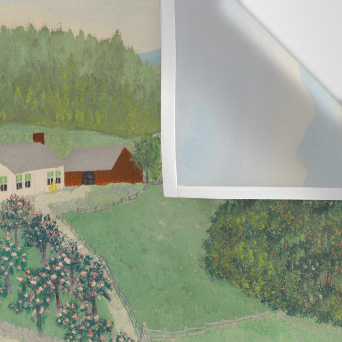 Anna Mary Robertson 'Grandma' Moses The Old Oaken Bucket American Folk Art Wall Tapestry Gallery Image 3