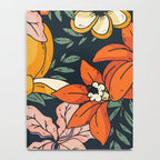 Night Forest, Colorful Dark Eclectic Floral Nature Botanical Jungle Floral Bohemian Illustration Notebook Gallery Image 4