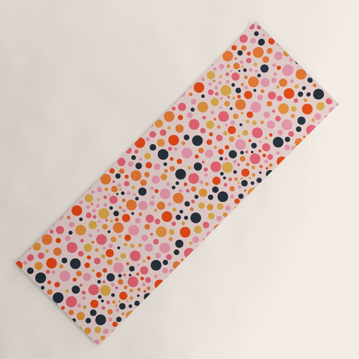 Bubbles: PATTERN 09 | The Peach Edition Yoga Mat Gallery Image 1