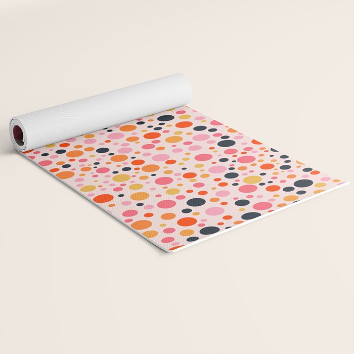 Bubbles: PATTERN 09 | The Peach Edition Yoga Mat Gallery Image 2