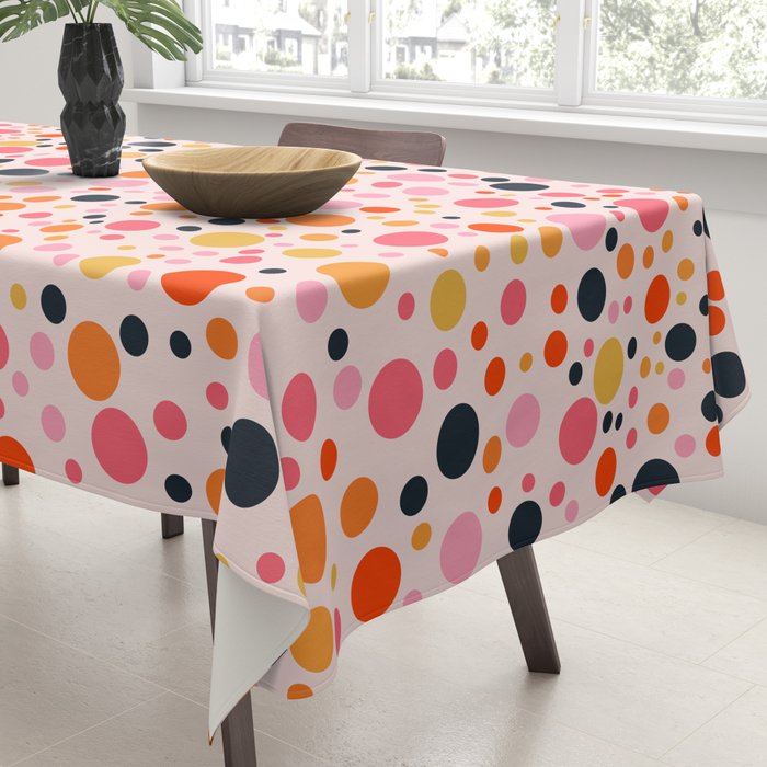 Bubbles: PATTERN 09 | The Peach Edition Tablecloth Gallery Image 3