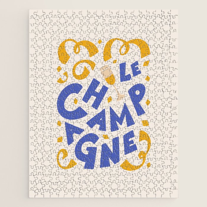 Le Champagne French Jigsaw Puzzle Gallery Image 1