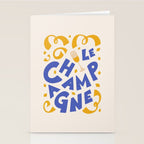 Le Champagne French Stationery Card Gallery Image 2