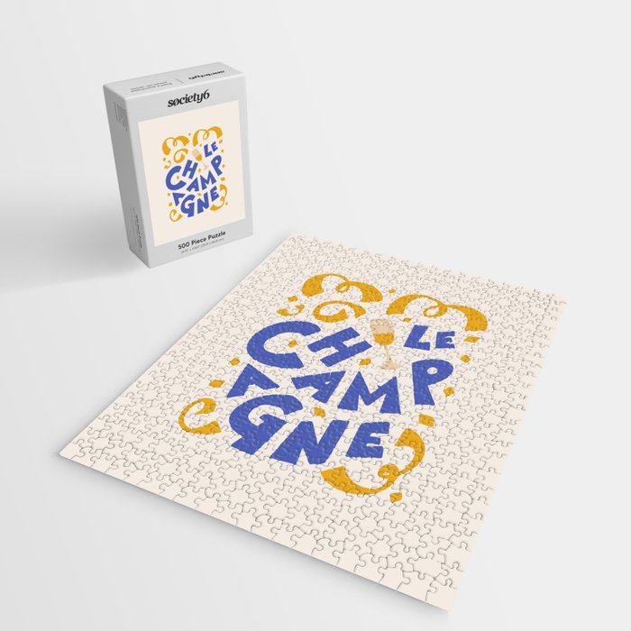 Le Champagne French Jigsaw Puzzle Gallery Image 2