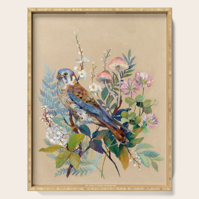 Floral Falcon Garden Serving Tray Gallery Image 1