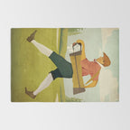 Vintage Golf Rug Gallery Image 2