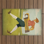 Vintage Golf Outdoor Rug Gallery Image 1