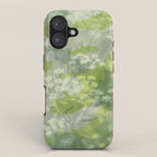 summer dream - abstract double exposure mono print iPhone Case Gallery Image 1