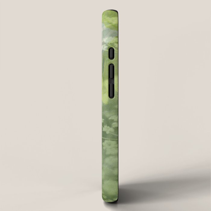 summer dream - abstract double exposure mono print iPhone Case Gallery Image 2