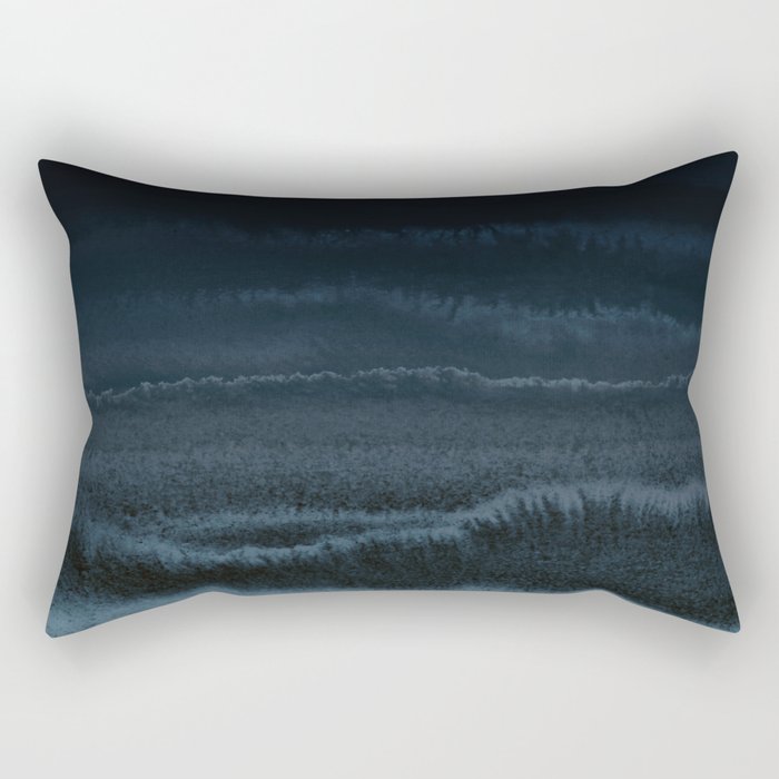 WITHIN THE TIDES NIGHT BEACH by Monika Strigel Rectangular Pillow Gallery Image 1