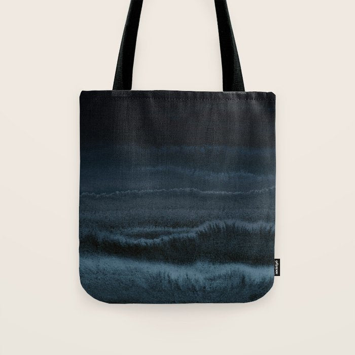 WITHIN THE TIDES NIGHT BEACH by Monika Strigel Tote Bag Gallery Image 1