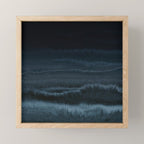 WITHIN THE TIDES NIGHT BEACH by Monika Strigel Mini Art Print Gallery Image 1