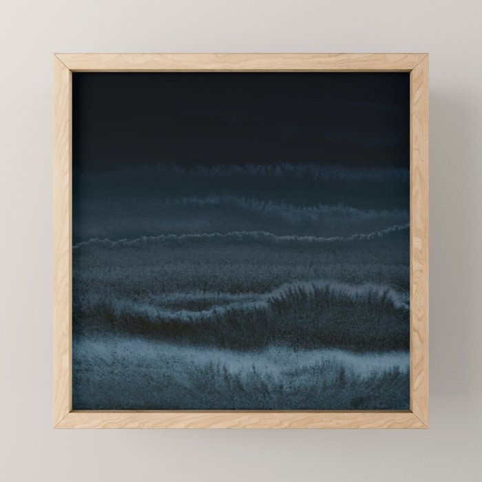 WITHIN THE TIDES NIGHT BEACH by Monika Strigel Mini Art Print Gallery Image 1