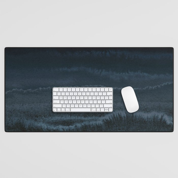 WITHIN THE TIDES NIGHT BEACH by Monika Strigel Desk Mat Gallery Image 1