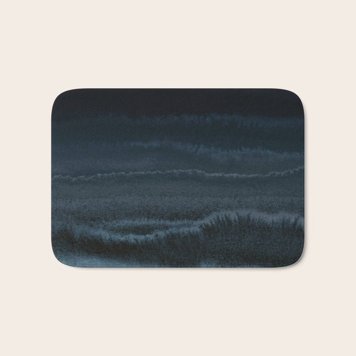 WITHIN THE TIDES NIGHT BEACH by Monika Strigel Bath Mat Gallery Image 1