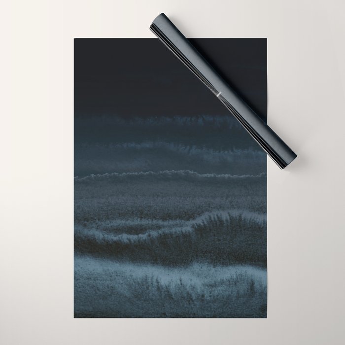 WITHIN THE TIDES NIGHT BEACH by Monika Strigel Wrapping Paper Gallery Image 1