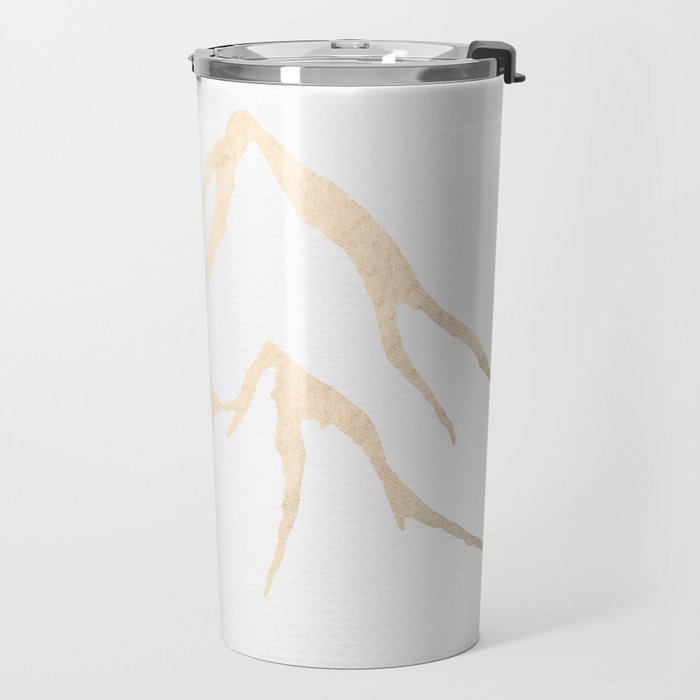 Adventure White Gold Mountains Travel Mug Gallery Image 2