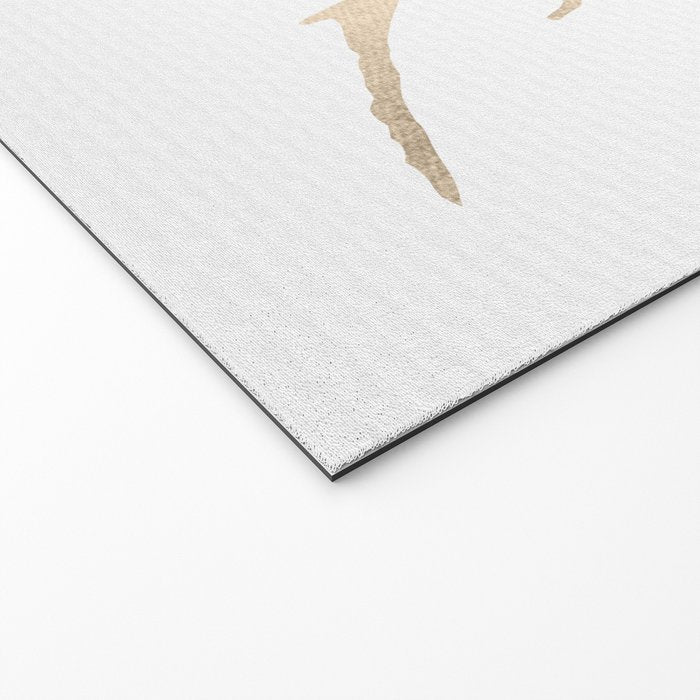 Adventure White Gold Mountains Welcome Mat Gallery Image 2