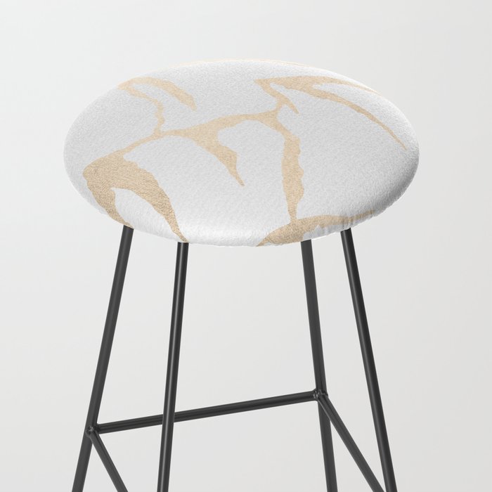Adventure White Gold Mountains Stool Gallery Image 2