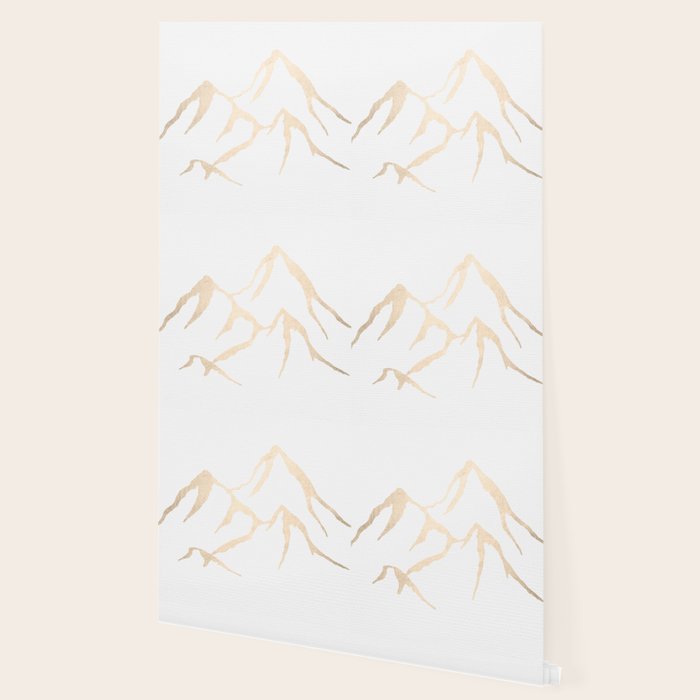 Adventure White Gold Mountains Wallpaper Gallery Image 2