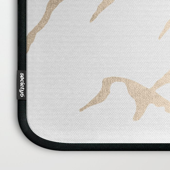 Adventure White Gold Mountains Laptop Sleeve Gallery Image 3