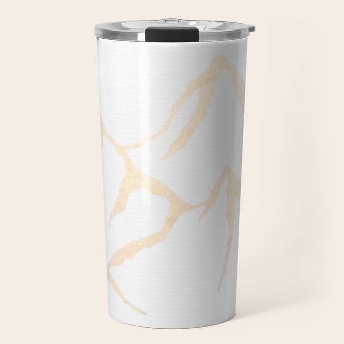 Adventure White Gold Mountains Travel Mug Gallery Image 1