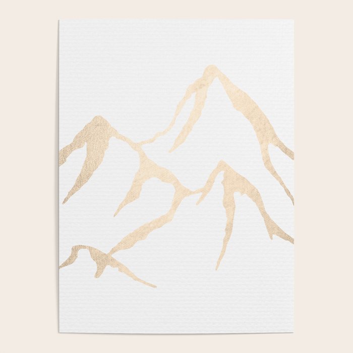 Adventure White Gold Mountains Poster Gallery Image 4