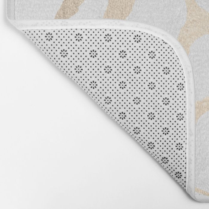 Adventure White Gold Mountains Bath Mat Gallery Image 2