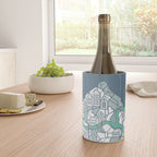 ma ville mon amour; City life collection blue teal  Wine Chiller Gallery Image 4